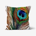 Peacock-Feather-Art-Cushion